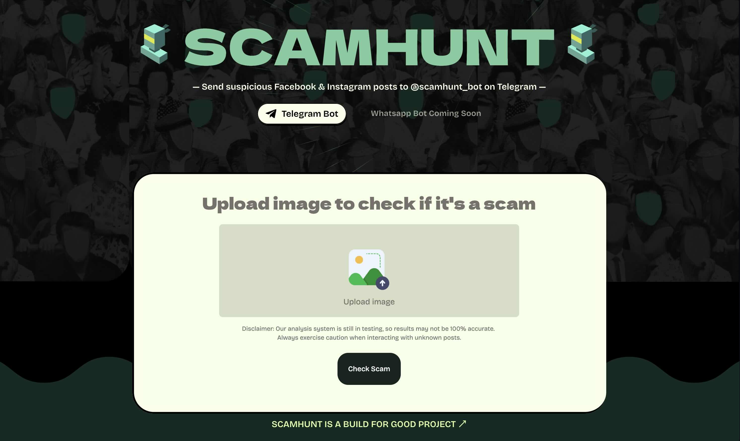 ScamHunt Telegram Bot